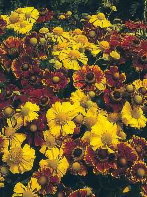 Helenium autumnale Red and Gold Mix